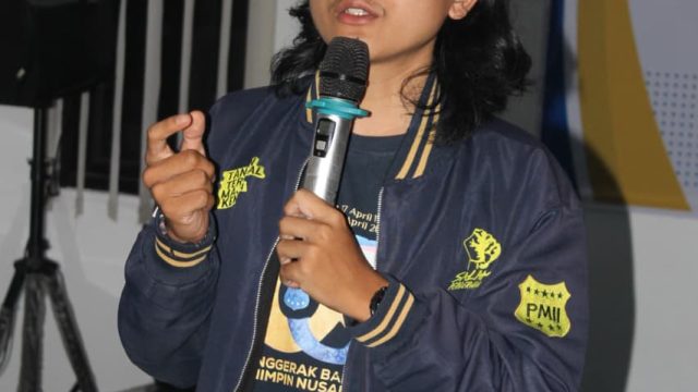 Rizal Nurfahrozy Ketua PMII Kuningan (foto:dok ist/tohirin)