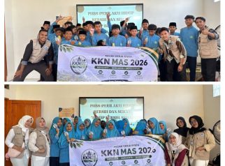 KKN Mas Kelompok 66 edukasi di MTs Miftahul Ulum PHBS dan DAGUSIBU (foto:dok ist/tohirin)