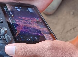 Layar drone termal pemetaan titik panas (foto:dok ist/tohirin)