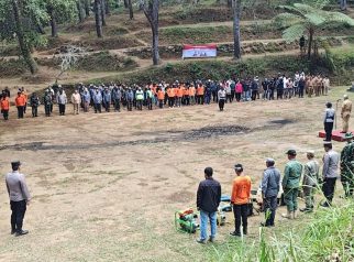 Apel siaga karhutla di kecamatan Cigugur (foto:dok ist/tohirin)