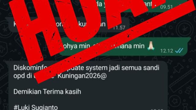 Screnshoot WhatsApp palsu (foto:dok ist/tohirin)